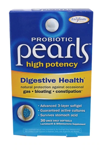 Probiotic Pearls Max Potency 5 Bilhões CFU - 30 Cápsulas Macias - Suplemento Intestinal