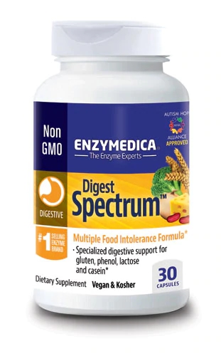 Enzymedica Digest Spectrum 30 Cápsulas - Suporte Completo à Digestão