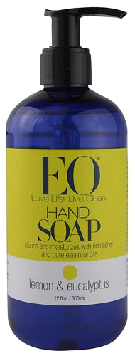 Sabonete Líquido EO Limão Eucalipto 355ml - Limpeza e Bem-Estar Natural