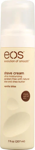 Creme de Barbear EOS Vanilla Bliss Ultra Hidratante 207ml - Pele Macia e Protegida