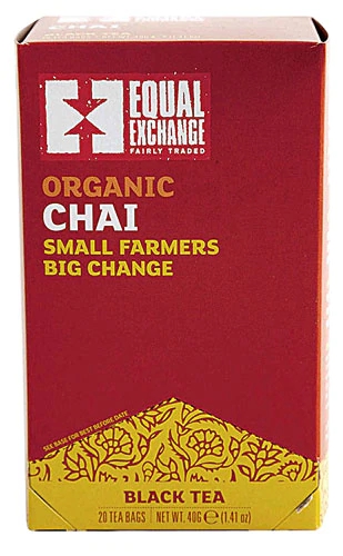 Chá Chai Orgânico Preto Equal Exchange 20 Sachês - Sabor Intenso e Bem-Estar