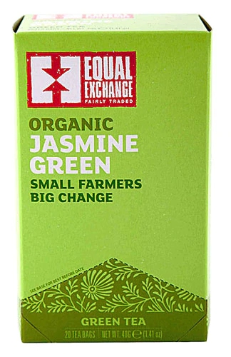Chá Verde Orgânico Jasmine Equal Exchange 20 Sachês (20g)