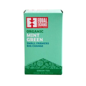 Chá Verde Orgânico com Hortelã Equal Exchange - 20 Sachês (20g)