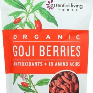 Comprar essential living foods organic goji berries -- 6 oz preço no brasil alimentos frontier natural products frutas e vegetais goji berries marcas a-z suplemento importado loja 17 online promoção -