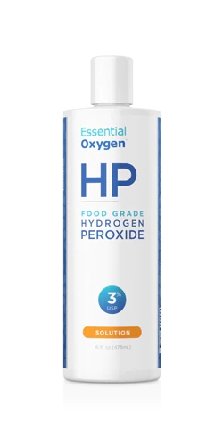 Peróxido de Hidrogênio Grau Alimentício Essential Oxygen 3% - 473ml (16 fl oz)