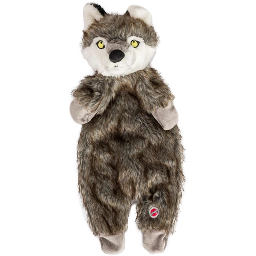 Brinquedo de Pelúcia Ethical Pet Products Furzz Lobo Cinza para Cães - 1 Unidade