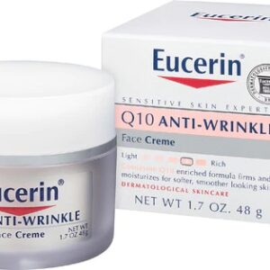 Comprar eucerin q10 anti-wrinkle face cream sensitive skin fragrance free -- 1. 7 oz preço no brasil beauty & personal care facial skin care moisturizers suplementos em oferta suplemento importado loja 51 online promoção -