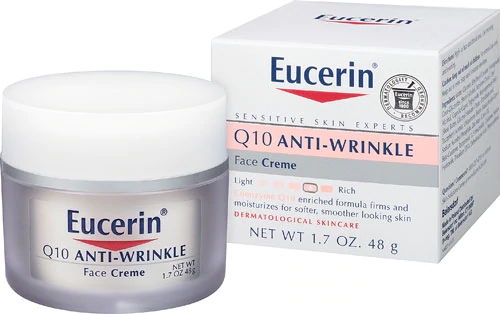 Eucerin Q10 Antissinais Creme Facial para Pele Sensível Sem Fragrância 48g