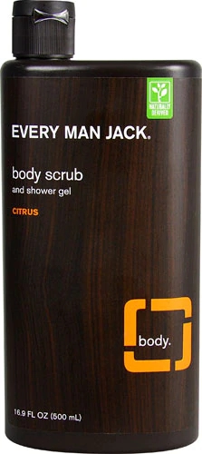 Every Man Jack Esfoliante Corporal e Gel de Banho Cítrico 500ml