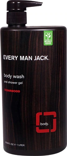 Every Man Jack Body Wash and Shower Gel Cedarwood -- 33.8 fl oz