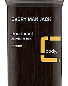 Every Man Jack Desodorante Stick Sem Alumínio Cítrico 85g