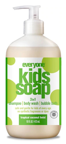 Sabonete Infantil Everyone Tropical Coconut Twist 473ml - Limpeza Suave e Divertida