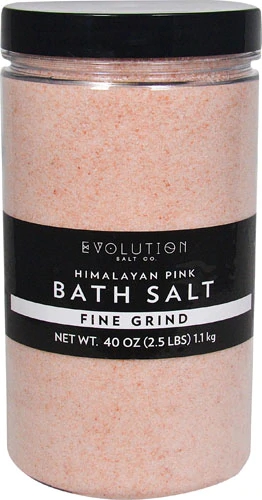 Evolution Salt Co Himalayan Bath Salt Fine Grind -- 40 oz