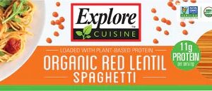 Comprar explore cuisine organic red lentil spaghetti -- 8 oz preço no brasil food & beverages pasta spaghetti suplementos em oferta suplemento importado loja 15 online promoção -