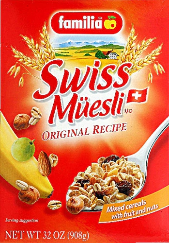 Familia Swiss Muesli Receita Original - 907g - Café da Manhã Saudável
