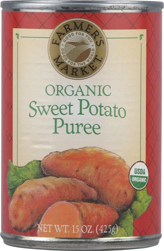 Purê Orgânico de Batata Doce Farmer's Market - 425g
