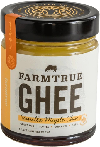 Farmtrue Ghee de Baunilha Maple Chai - 266ml: Sabor e Saúde para sua Cozinha
