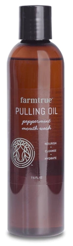 Enxaguante Bucal Farmtrue Pulling Oil Menta - 221ml