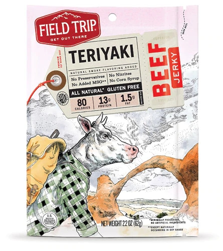 Field Trip All Natural Gluten Free Beef Jerky Teriyaki -- 2.2 oz