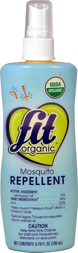 Fit Organic Mosquito Repellent -- 6.76 fl oz