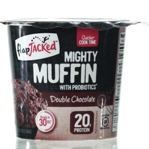 Comprar flapjacked mighty muffin with probiotics double chocolate -- 1. 9 oz preço no brasil baking cake mixes food & beverages mixes suplementos em oferta suplemento importado loja 67 online promoção -