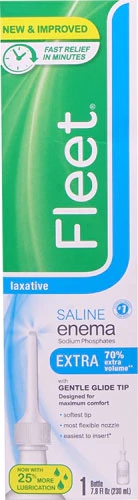 Fleet Enema Laxante Salino - 1 Frasco (Aproximadamente 133ml)