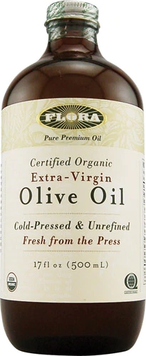 Azeite de Oliva Extra Virgem Flora 17 fl oz (502ml) - Pureza e Saúde