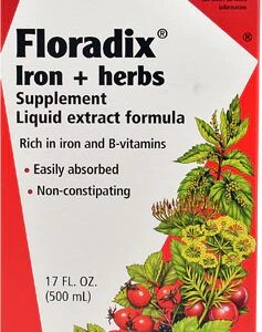 Floradix Ferro com Ervas Líquido 500ml - Suplemento Energético Natural