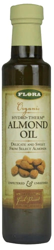 Óleo de Amêndoa Puro Flora Organic Hydro-Therm™ 251ml: Nutrição e Hidratação Profunda para a Pele