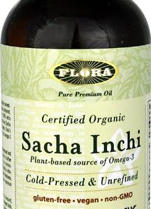 Flora Sacha Inchi Líquido 251ml: Puro Óleo de Sacha Inchi Rico em Ômegas 3, 6 e 9