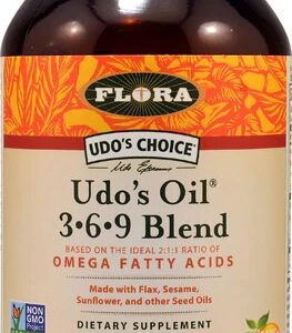 Udo's Choice® Udo's Oil® 3-6-9 Blend - 180 Cápsulas Vegetarianas Gelatinosas
