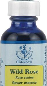 Essência Floral Orgânica Rosa Selvagem Flower Essence Healing Herbs 30ml - Bem-Estar Emocional