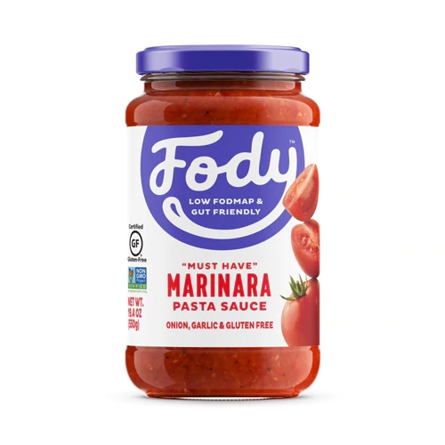 Molho de Tomate Marinara Low FODMAP Fody Foods 550g - Sem Glúten e Vegetariano