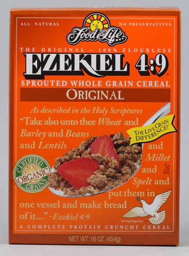 Cereal de Grãos Germinados Food For Life Ezekiel 4:9 Original 454g