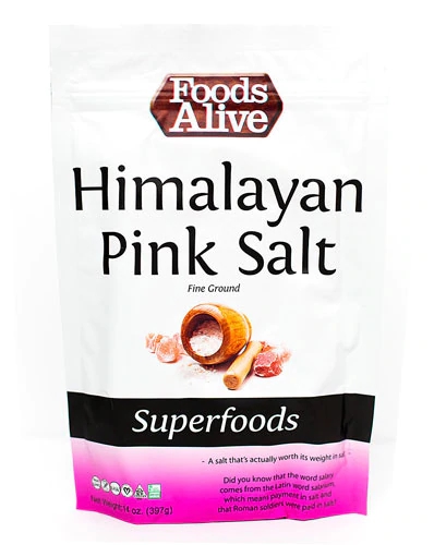 Sal Rosa do Himalaia Fino Foods Alive 400g - Pureza e Sabor Inigualáveis