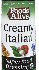 Foods Alive Organic Superfood Dressing Creamy Italian -- 8 fl oz