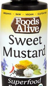 Molho Agridoce de Mostarda Superalimento Foods Alive 118ml - Rico em Ômega 3