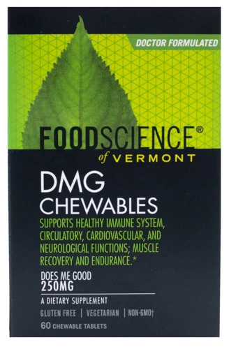DMG Chewables FoodScience of Vermont 250mg - 60 Comprimidos Mastigáveis