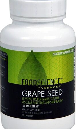 Comprar foodscience of vermont grape seed -- 100 mg - 90 capsules preço no brasil antioxidants grape seed extract herbs & botanicals suplementos em oferta suplemento importado loja 257 online promoção -