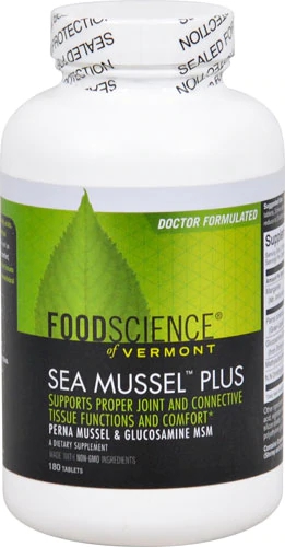 FoodScience of Vermont Sea Mussel™ Plus -- 180 Tablets