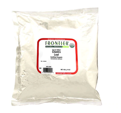 Folhas de Coentro Orgânico Frontier Natural Products - 454g