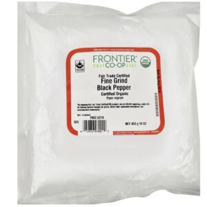 Pimenta do Reino Preta Moída Fina Frontier Co-Op 454g - Sabor Intenso e Bem-Estar