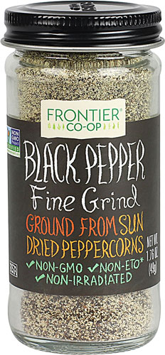 Pimenta do Reino Preta Moída Fina Frontier Co-Op 50g - Tempero Natural e Versátil
