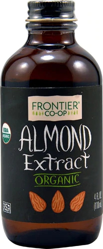 Extrato de Amêndoa Orgânico Frontier Co-Op 118ml - Sabor Puro e Natural