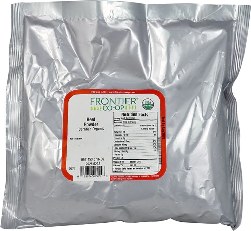 Pó de Beterraba Orgânica Frontier Co-Op 454g - Superalimento Natural