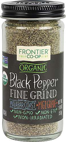 Pimenta do Reino Preta Orgânica Moagem Fina Frontier Co-Op - 51g