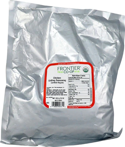 Tempero Orgânico para Frango Frontier Co-Op - 454g - Grelhados Perfeitos