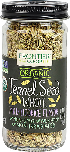 Sementes de Erva-Doce Orgânicas Frontier Co-Op 36g - Sabor e Saúde Natural