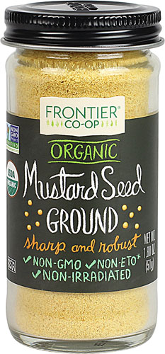 Mostarda Orgânica Moída Frontier Co-Op - 51g - Sabor e Saúde na Sua Cozinha