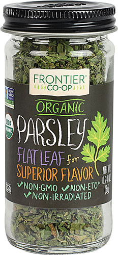 Salsinha Orgânica Frontier Co-Op em Flocos - 7g: Tempero Natural para sua Saúde